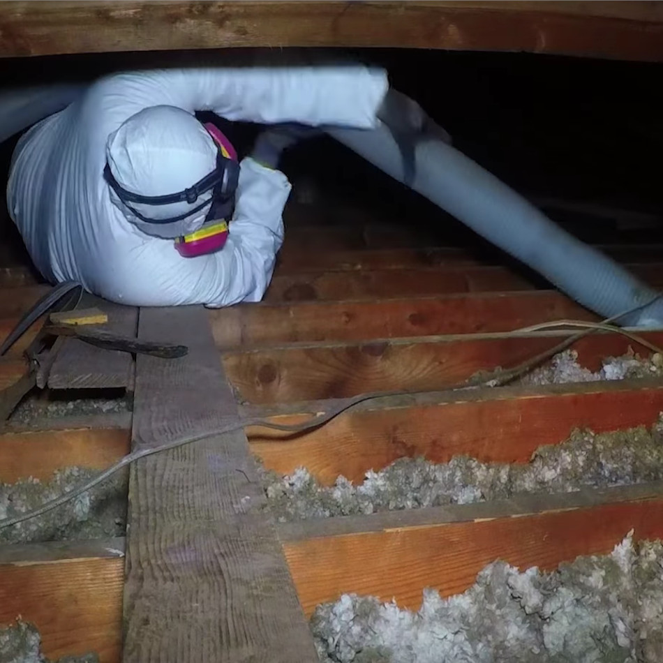 removing attic insulation calgary