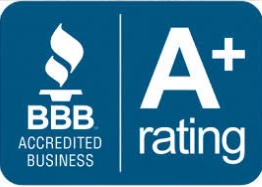 Better Business Bureau A plus rating